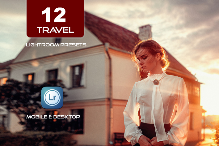 12 پریست لایت روم سفر و مسافرت حرفه ای Travel Lightroom Presets Pack