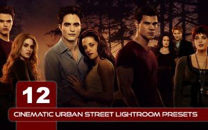 12 پریست لایت روم سینمایی و پریست کمرا راو فتوشاپ Cinematic Urban Street Lightroom Presets
