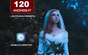 120 پریست لایت روم و پریست کمرا راو فتوشاپ و LUTs تم عکس شب Midnight Vibes Lightroom Presets