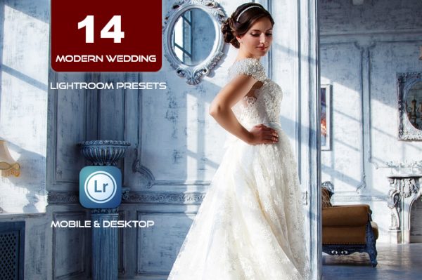 14 پریست لایت روم عروسی مدرن Modern Wedding Lightroom Presets