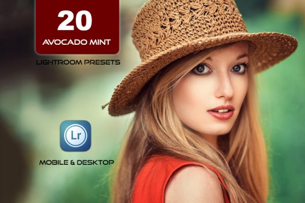 20 پریست لایت روم رنگی حرفه ای تم آوکادو Avocado Mint Lightroom Presets (1)