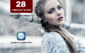 28 پریست لایت روم حرفه ای تم سفید پر انرژی Vibrant White Lightroom Presets