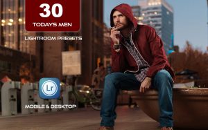 30 پریست لایت روم حرفه ای رنگی تم مد مردانه Todays Men Lightroom Presets