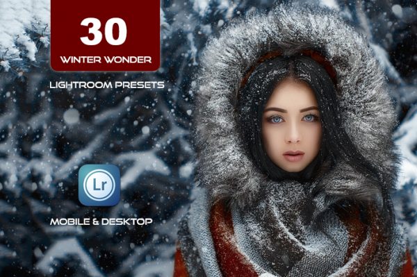30 پریست لایت روم زمستان تم عجایب زمستانی Winter Wonder Lightroom Presets