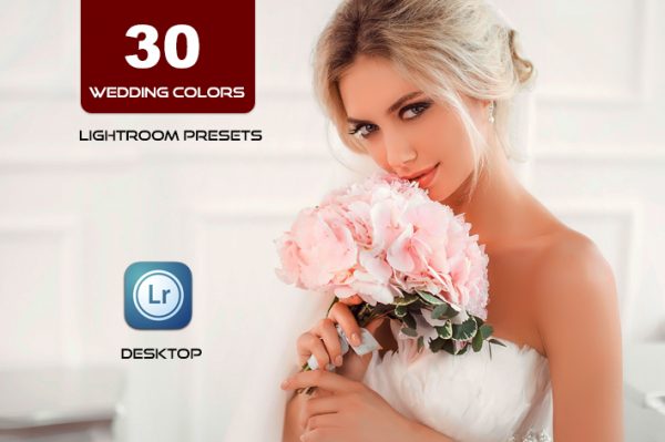 30 پریست لایت روم عروسی و براش لایت روم Wedding Colors Lightroom Presets