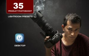 35 پریست لایت روم و براش لایت روم عکاسی تبلیغاتی Product Photoshoot Lightroom Preset
