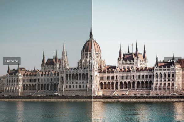 40 پریست لایت روم و کمرا راو و اکشن کمرا راو فتوشاپ تم بوداپست پایتخت مجارستان Budapest Lightroom Presets