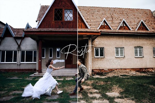 60 پریست لایت روم تم عروسی و عشق روستایی Rustic Wedding Lightroom Preset Pack