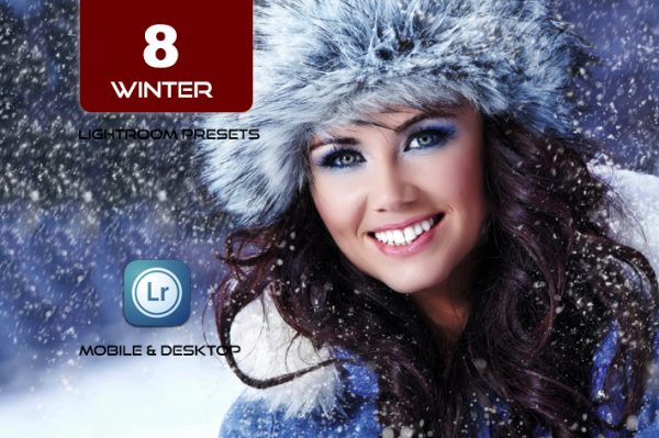 8 پریست لایت روم زمستان دسکتاپ و موبایل Winter Lightroom Presets