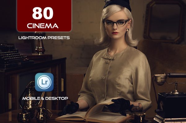 80 پریست لایت روم سینمایی و اکشن فتوشاپ و لات رنگی Cinema Lightroom Presets