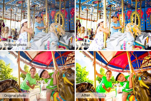 80 پریست لایت روم و لات رنگی تم پارک بازی Amusement Park Presets