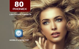 80 پریست لایت روم پرتره و اکشن فتوشاپ و لات رنگی تم فونیکس Phoniex Lightroom Presets