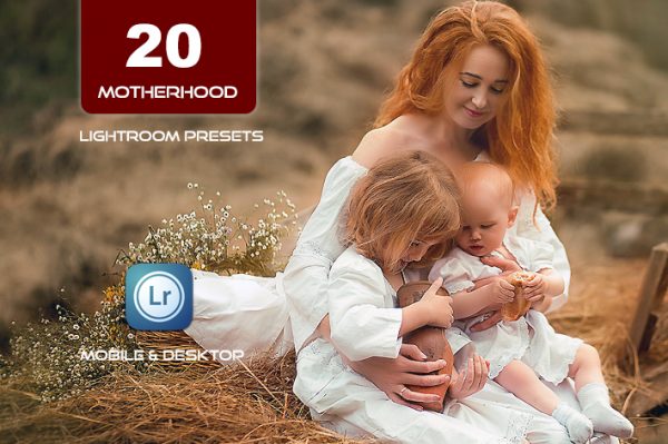۲۰ پریست لایت روم مادر و کودک حرفه ای Motherhood mom blogger Lightroom Presets