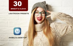 30 پریست لایت روم فشن و پریست کمرا راو فتوشاپ Bright And Clean Lightroom Presets