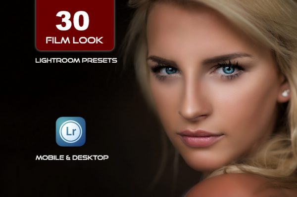 30 پریست لایت روم و پریست کمرا راو فتوشاپ تم نویز Film Look Lightroom Presets