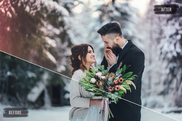 50 پریست لایت روم 2021 حرفه ای گرادیانت رنگی Light Leaks Wedding Presets
