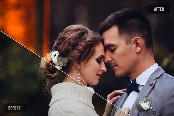50 پریست لایت روم 2021 حرفه ای گرادیانت رنگی Light Leaks Wedding Presets