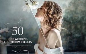 50 پریست لایت روم عروسی حرفه ای افکت شارپنس HDR Wedding Lightroom Presets