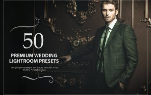 50 پریست لایت روم عروسی حرفه ای تم سینمایی Premium Wedding Lightroom Presets