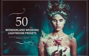 50 پریست لایت روم عروسی حرفه ای تم عروس سرزمین عجایب Wonderland Wedding Presets