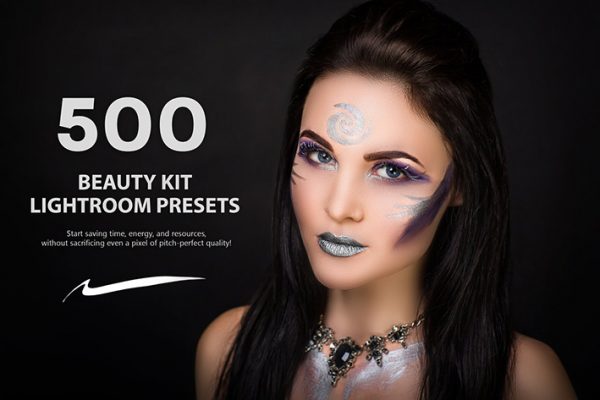 500 پریست لایت روم حرفه ای ۲۰۲۱ رتوش چهره Beauty Kit Lightroom Presets