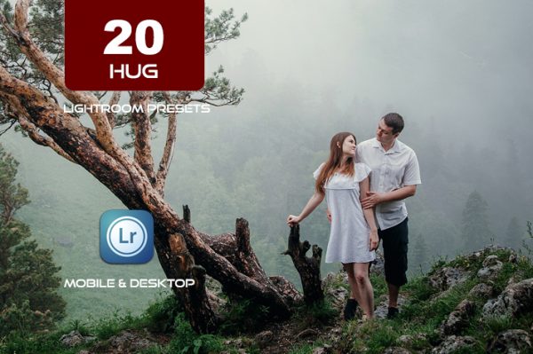 20 پریست لایت روم 2022 حرفه ای تم آغوش عشق Hug Lightroom Preset
