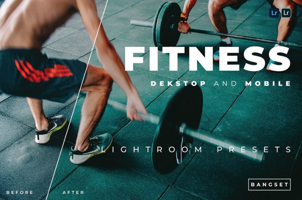 20 پریست لایت روم حرفه ای ورزشی بدنسازی Fitness Lightroom Preset