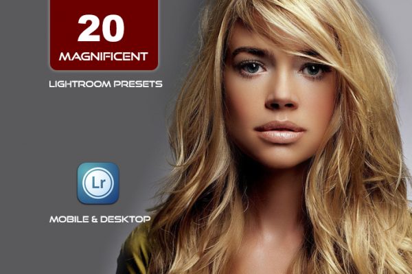 20 پریست لایت روم رنگی حرفه ای تم مجلل Magnificent Lightroom Preset