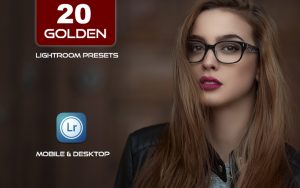 20 پریست لایت روم عکس فشن تم طلایی Golden Lightroom Preset