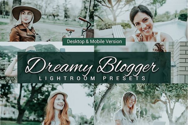 81 پریست لایت روم بلاگر و کمرا راو و اکشن فتوشاپ و لات رنگی Dreamy Blogger Lightroom Presets