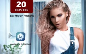 20 پریست لایت روم حرفه ای 2022 رنگی Ervins Lightroom Preset