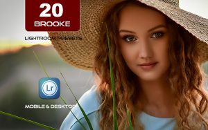 20 پریست لایت روم حرفه ای 2022 عکس پرتره Brooke Lightroom Preset