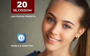 20 پریست لایت روم حرفه ای 2022 عکس پرتره مدلینگ Blossom Lightroom Preset