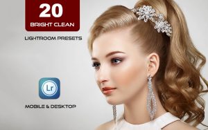 20 پریست لایت روم رنگی 2022 تم روشن Bright Clean Lightroom Presets