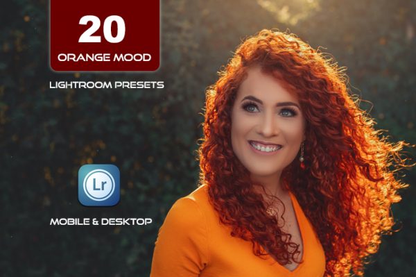 20 پریست لایت روم رنگی 2022 تم نارنجی Orange Mood Lightroom Presets