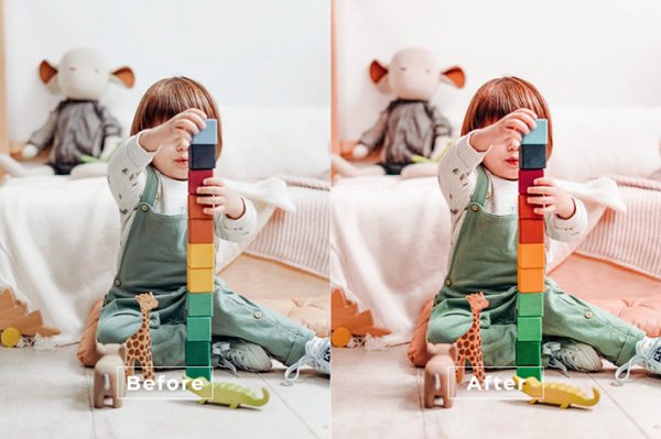 20 پریست لایت روم رنگی حرفه ای عکس کودک Child Lightroom Preset
