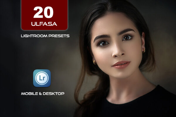 20 پریست لایت روم پرتره برای موبایل و دسکتاپ Ulfasa Lightroom Presets