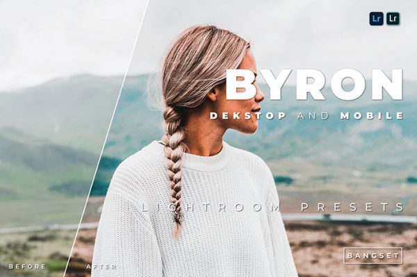 20 پریست لایت روم پرتره فشن 2022 حرفه ای Byron Lightroom Preset