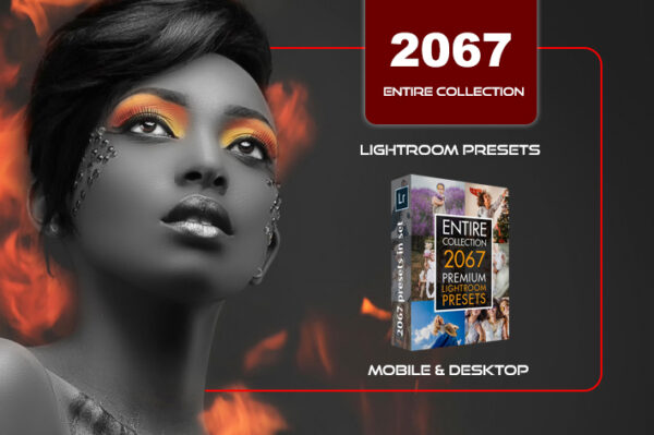2067 پریست لایت روم 2022 و 42 براش لایتروم Entire Collection Lightroom Presets