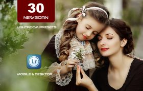 30 پریست لایت روم 2022 آتلیه کودک و نوزاد Newborn Lightroom Presets