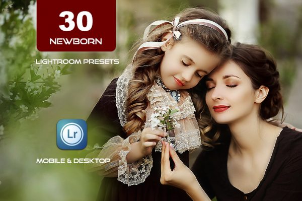 30 پریست لایت روم 2022 آتلیه کودک و نوزاد Newborn Lightroom Presets