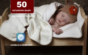50 پریست لایت روم نوزاد 2022 حرفه ای Newborn Baby Lightroom Collection