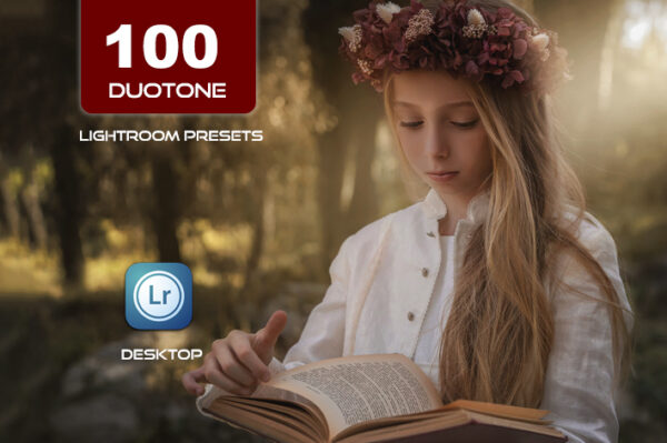 100 پریست لایت روم تک رنگ 2022 حرفه ای Duotone Lightroom Presets