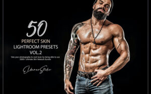 100 پریست لایت روم حرفه ای تصاویر ورزشی Perfect Skin Lightroom Presets Vol. 2