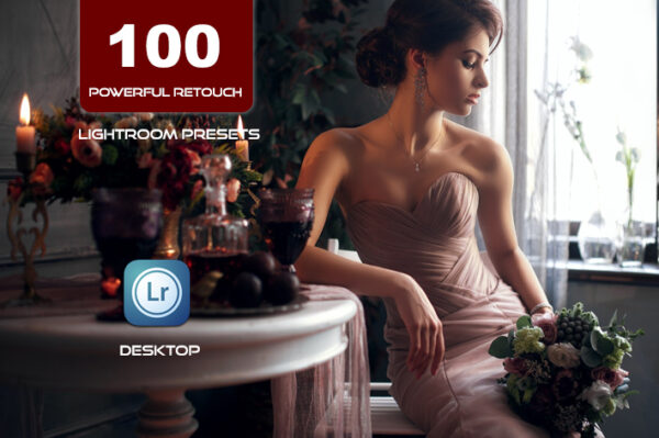 100پریست لایت روم رتوش عکس عروسی حرفه ای Powerful Retouch Lightroom Presets Vol. 1