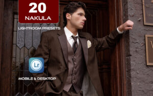 20 پریست لایت روم افکت های هنری عکاسی پرتره مردانه Nakula Lightroom Presets