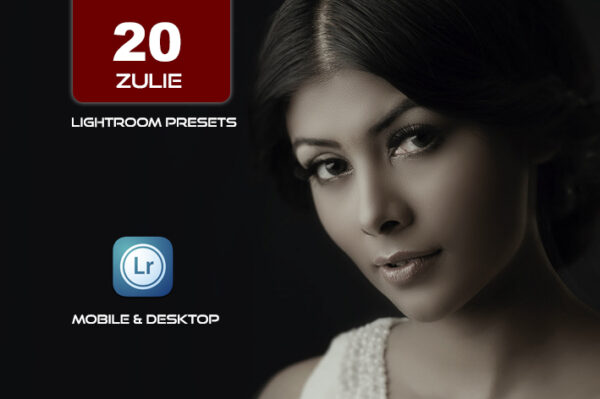 20 پریست لایت روم حرفه ای رنگی تم گرم Zulie Lightroom Presets