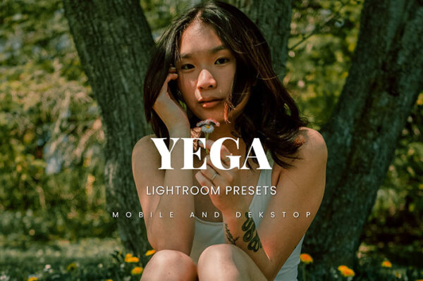 20 پریست لایت روم حرفه ای رنگی فضای باز تم مدلینگ Yega Lightroom Presets