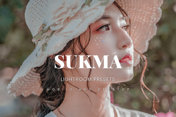 20 پریست لایت روم حرفه ای عکس پرتره تم رنگی پاستلی Sukma Lightroom Presets