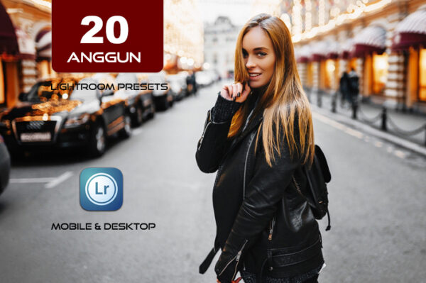 20 پریست لایت روم رنگی 2022 حرفه ای جهانگردی Anggun Lightroom Presets